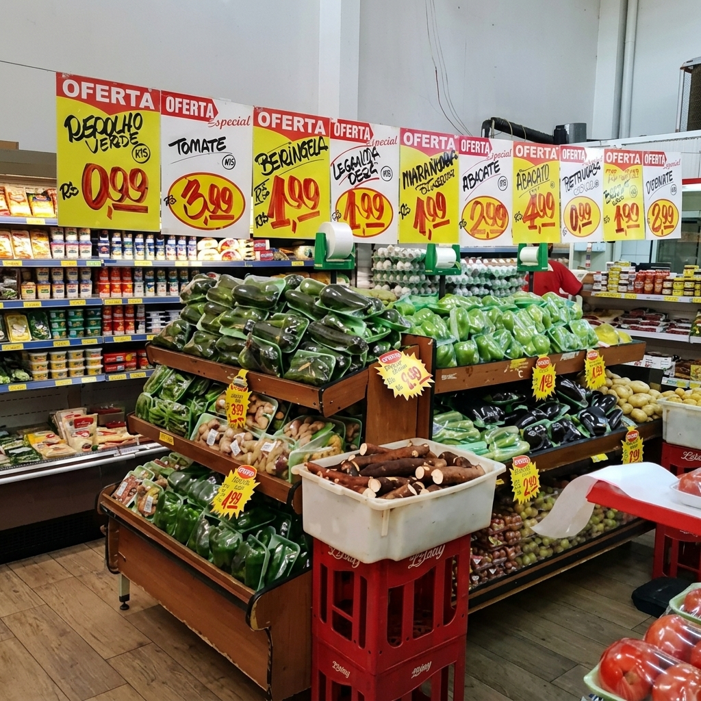 Banca de legumes do Itajara